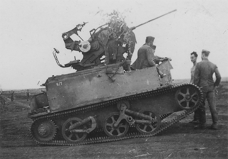 Flakpanzer Bren s kanonem Flak 30
