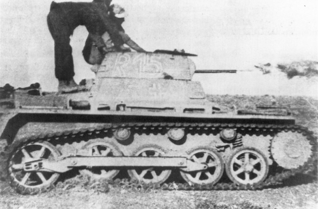 Flammpanzer I flame-throwing tank