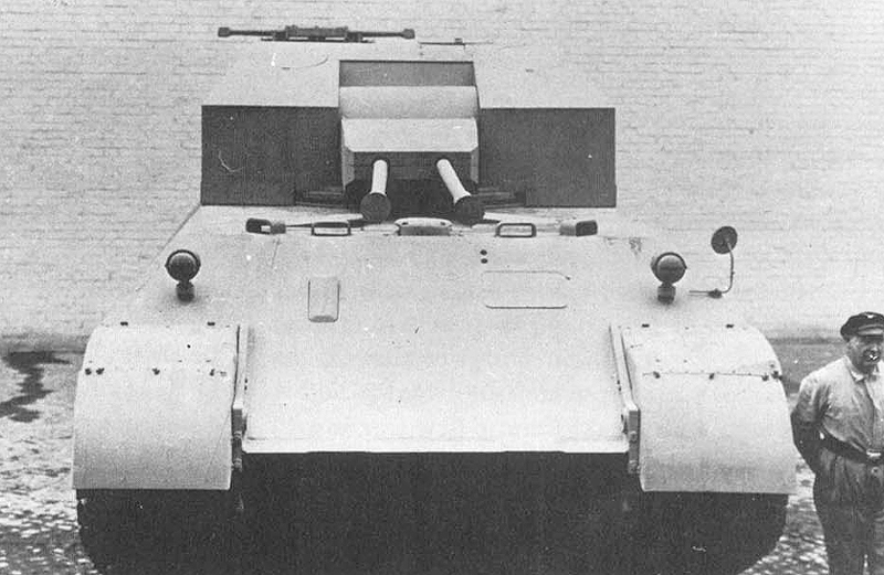Flakpanzer 341 Coelian, detail of the sight on the turret