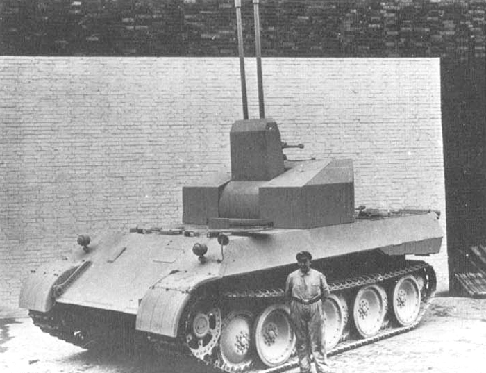 Flakpanzer 341 Coelian, weapons at maximum elevation