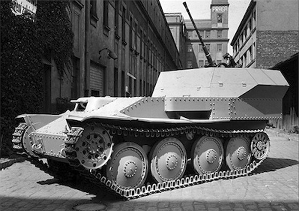 Flakpanzer 38(t) in the factory yard